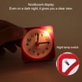 thumbnail image 4 of Reloj despertador con batería, mini mesa de viaje, alarma, reloj despertador de viaje, reloj despertador LED, artesanía excepcional Jadeshay A, 4 of 8