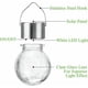thumbnail image 3 of LX-4pcs- Candelabro Solar - Luz blanca transparente, 3 of 5