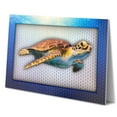 thumbnail image 2 of 5D Multi-Dimensional Wall Art - Custom Made Turtle Wall Art Print on Strong Polycarbonate Panel with Vibrant Colors - Immersive, Interactive, Lenticular Artwork for Living Room by Matashi (16x20 Inch), 2 of 5