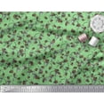 thumbnail image 2 of Soimoi Cotton Voile Fabric Brush Stroke & Insect Print Fabric by The Yard 56 Inch Wide, 2 of 3