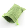 thumbnail image 2 of 250 pc Polyester Imitation Burlap Packing Pouches Drawstring Bags for Christmas Wedding Party and DIY Craft Packing Yellow Green 14x10cm, 2 of 3