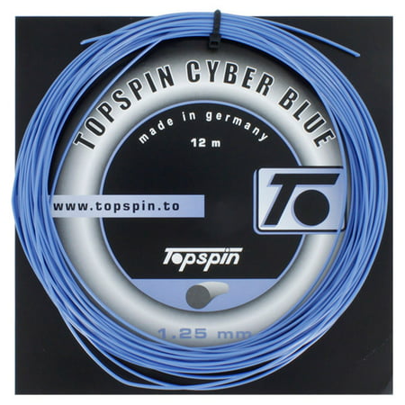CyberBlue 1.25MM/17G Tennis String (Best Babolat Strings For Topspin)