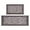 Brown Pattern Bohemia-6, variant on Kitchen Rugs and Mats Non Skid Washable Brown Pattern Bohemia Kitchen Mat and Rug Set,Floor Cushion Waterproof Rug,Rubber Backed Area Rugs for Kitchen Laundry