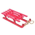 thumbnail image 3 of Wooden Christmas Sleigh Decoration Sled Holiday Decor, 3 of 6