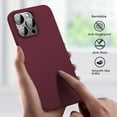 thumbnail image 6 of X-level iPhone 14 Pro Case Ultra-Thin Slim Fit [Guardian Series] Phone Cases Soft Flexible TPU Matte Finish Coating Light Protective Back Cover for iPhone 14 Pro - Winered, 6 of 7