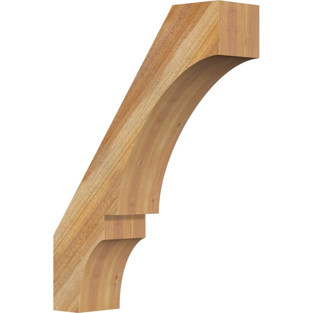 Ekena Millwork BRC06X22X30BOA00RWR Genouillère Balboa Rugueuse 6"L x 22"P x 30"H, Cèdre Rouge Western