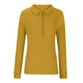 thumbnail image 4 of yoeyez Tunique en Tricot pour Femmes, Chandails à Manches Torsadées Patchwork, Col Ras du Cou Raglan, Chemises à Manches Longues, Hauts Mode Automne 2024, Jaune, TTG, 4 of 6
