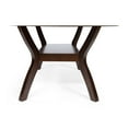 thumbnail image 5 of Furniture of America Hadar Bottom Shelf Dining Table, Ivory and Dark Cherry, 5 of 6