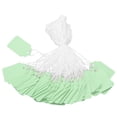 thumbnail image 1 of Uxcell Price Tags, Blank Paper Hang Tag Writable Label with String Attached for Gift Pricing Jewelry Clothing Light Green, 1 of 7