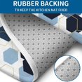 thumbnail image 4 of Blue Gold Hexagon Marble Bathroom Rugs Sets 3 Piece,Toilet Cover Set,Absorbent Non Slip Bathroom Mats Sets with U-Shaped Contour Rug Toilet Rug Set, 4 of 5