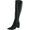 Black, variant on Marc Fisher Womens Retie 4 Leather Over-The-Knee Boots Blue 8.5 Medium (B,M)
