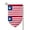 Fillet, variant on Garden Flag Flag Of Liberia Double Sided Small Yard Holiday Garden Flag for Outside Decor 12.5x18 Inch Fillet