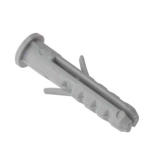 ForgeFix - Nylon Wall Plug Rimmed M8 x 40mm Bag 100