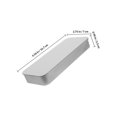 thumbnail image 2 of Phenofice Caja Metálica Plateada Rectangular Para Almacenamiento Multifuncional En El Hogar Con Deslizante, 2 of 8