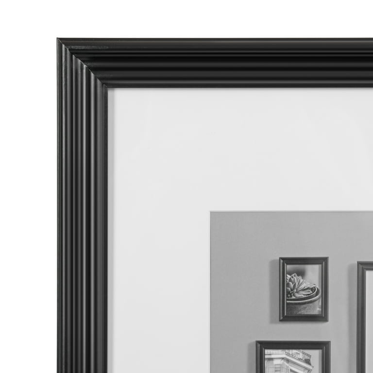 16.3 X 20.4 Matted To 11x14 Thin Gallery Frame Black