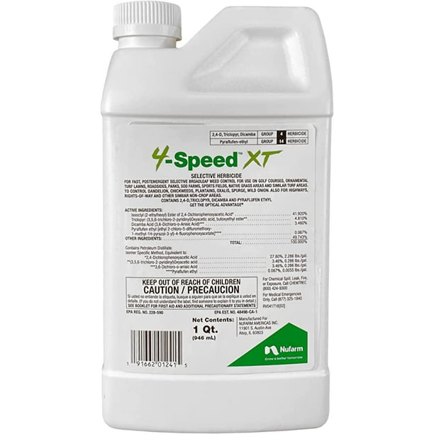 4Speed XT Herbicide PostEmergent Control of Broadleaf Weeds 32 fl