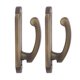 thumbnail image 3 of 2 piezas sujetadores para cortina Baoblaze soporte perchas bronce Titular de borlas, 3 of 8