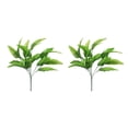 thumbnail image 2 of Injueey Plantas artificiales para interiores o exteriores con decoración de jardín de flores artificiales de bajo mantenimiento 21 Gran hoja 21Gran hoja persa 2piezas, 2 of 6