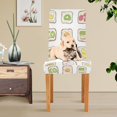 thumbnail image 4 of Yayeee 4 Pack Dining Chair Covers Stretch Parson Chairs Slipcovers Seat Protector, Toasts Pattern, 4 of 6