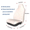thumbnail image 2 of Lsque Colorful Dots Pattern Car Seat Covers for Front Seats , Waterproof Seat Covers for Cars, Sporty Front Seat Covers,Car Seat Cover Protector Front Seats, 2 of 5