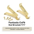 thumbnail image 2 of Achim Fantasia 5/8" Cafe Rod Bracket, 3/4" Projection, 1 Pair, 2 of 5