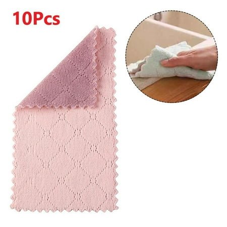 

10Pcs Microfibre Kitchen Duster Cloth Cleaning Duster Cloths Kitchen Towels