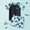 thumbnail image 4 of LRen Rash Guard for Boys Toddler Swimsuit Set Boys Two Piece Bathing Suit Swimwear Quick Dry Rash Guard Bathing Suits with Trunks,4-5 Years, 4 of 8