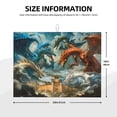 thumbnail image 2 of Fotbe Red Blue Dragon Battle Epic Alfombrilla de Secado para Cocina con Estampado, 18x24 Pulgadas, 2 of 7