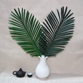 thumbnail image 5 of Sunjoy Tech Artificial Palm Leaves Faux Stems Tropical Plant Leaves Monstera Leaves Safari Leaves for Hawaiian Luau Party Jungle Beach Table Leave Decorations, 5 of 8