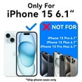 thumbnail image 2 of Mkeke para iPhone 15 Funda transparente y delgada a prueba de golpes para iPhone 15, 2 of 8
