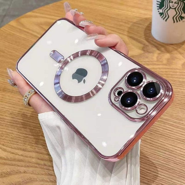 Funda de teléfono con revestimiento de lujo de alta gama, cubierta de teléfono inteligente de Tpu suave galvanizada a la moda para Apple Iphone14 11 12 13 Pro Max samsung