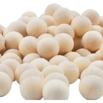100 Pieces Unfinished Wooden Balls, Mini Round Craft Balls for DIY Projects,0.6 Inches Diameter