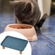 thumbnail image 5 of Soporte elevado para cuenco para gatos, cómodo, lavable, protege el cuello, suministros para mascotas, soporte para plato de alimentación para Azul oscuro, 5 of 7