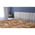 thumbnail image 5 of Ambesonne Autumn Leaves Fitted Sheet, Neutral Leafy Print, Queen Size, Dark Khaki Lime Green, 5 of 5
