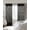 Grey, variant on Ombre Gray Geometric Blackout Curtains for Bedroom/Living Room, Thermal Insulated Kitchen Curtains, Modern Abstract Art Grommet Darkening Window Treatment Drapes 52"x84"x2