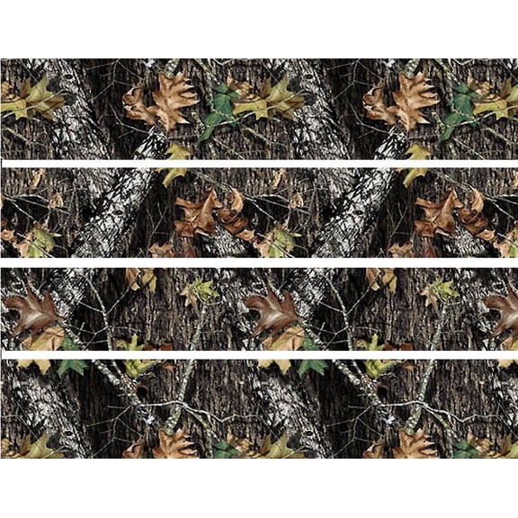 Camo Edible Icing Image Cake Border Strips & Cake Toppers, by TNCT (3 Count)