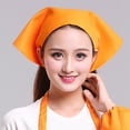 thumbnail image 1 of Clearance Items,npkgvia Chef Hat,Kitchen Essentials,Waiter Men And Women Kitchen Work Turban Hat Kitchen Supplies ,Hat,Orange, 1 of 3