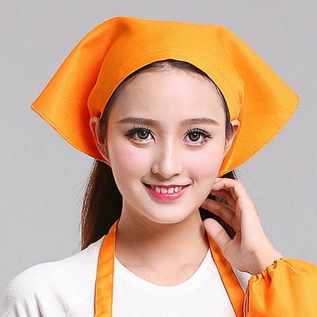 

amousa Waiter Men And Women Kitchen Work Turban Hat Kitchen Supplies