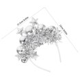thumbnail image 5 of Diadema de bola de discoteca para mujer: Aro para el pelo con estrella y espumillón para fiesta de discoteca. Tocado festivo para mujeres y niñas. Accesorios para disfraz de Nochevieja., 5 of 5