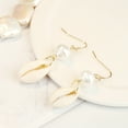 thumbnail image 3 of Summer Bohemia Seashell Pearl Stud Earrings Beach Ocean Accessories for Everyday Wear and Stylish Festival, 3 of 4