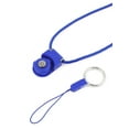thumbnail image 2 of Detachable Nylon Neck Strap Lanyard Rope Wrist Straps for Phone ID Card 1pc Blue, 2 of 2