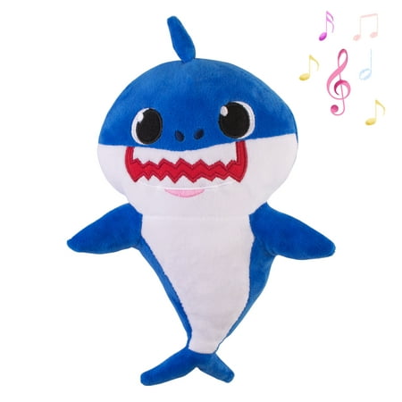 2019 Baby Shark Plush Singing Toy Music Doll English Song and LED Light Stuffed Toy for Kids Gift/Birthday Gift (2019 Best Gifts For Kids)