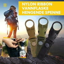 Water Bottle Holder Strap, Outdoor Gear, 13.5 X 2.5 Cm Nylon Webbing with Plastic Buckle Clip, Durable & Heat Resistant for Hiking, Climbing, and Off-road Adventures,Vsgery