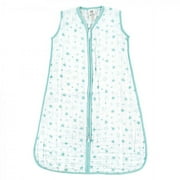 Luvable Friends Baby Sleeveless Muslin Cotton Sleeping Bag, Sack, Blanket, Stars Muslin, 12-18 Months