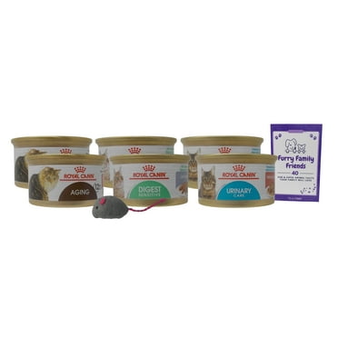 Royal Canin Functional Support Wet Cat Food 6 Can Sampler (2) Each: Digest Sensitive, Aging 12 , Urinary Care  MerlinsMart Zine | Catnip Toy