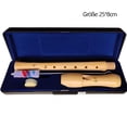 thumbnail image 2 of Maple Wood Construction Recorder, Baroque Style, Beginner Friendly, Portable Design, German Style Fingering for Bright Sound, 2 of 4