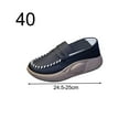 thumbnail image 1 of facefd Chaussures Décontractées pour Femmes Confortables à Enfiler Douces pour Intérieur Extérieur Marche Noir 40, 1 of 9