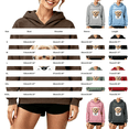 thumbnail image 3 of Pet Pouch Hoodie Womens Dog and Cat Carrier Hoodie Winter Tops for Women Loose Fit Casual Cute Graphic Hooded Sweatshirt Long Sleeve Pullover with Zipper Pouch Adjustable Opening, 3 of 5