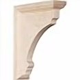 thumbnail image 3 of Ekena Millwork BKTW02X06X08TMRO 2.5 x 6 x 8 Po. Support Moyen en Bois Thompson, Chêne Rouge, 3 of 3