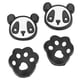 thumbnail image 4 of M Buder 4 Piezas Amortiguadores de Vibraciones para Raquetas de Tenis, Gel de Sílice Premium. Accesorios Deportivos con Patrón Lindo Forma de Panda y Garra para Proteger Codo (6 cm / 2.36 in), 4 of 9